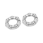 ボールベアリングケージクランクベアリングホイールベアリングリテーナー 自転車用25mm x 7ステンレス鋼製2個入り