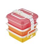 T-WORLDs tuck тип пикник кейс прямоугольник 3 уровень розовый S [Colors( цвет z)] 4073