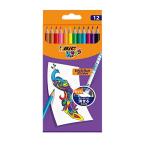 Bicジャパン ビック(Bic) 色鉛筆 消せる色鉛筆 12色 ビックキッズ こども BKEVOILLPK12