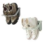  обувь подставка подставка для тапочек тапочки держатель стена крепление орнамент .s perth подставка стойка для обуви вход место хранения для ванная для складной 2 шт. комплект голубой серый 