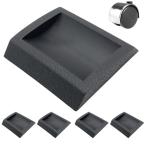 (TUISKU) литейщик стопор резина 5 шт. комплект ge-ming стул стул жесткий кастер колесо прекращение мебель ( черный )