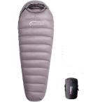 ショッピングOUTDOOR Fengzel Outdoor マミー型 寝袋 ダウン90% 400-2500g高級ダウン詰め 美しい光沢 連結可能 多色 最低使用温度-45* アウトドア 軽量 コンパクト 冬用 ダウンシュラ