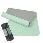 yogiRock ヨギロック ヨガマット 145 *61cm 小さめ TPE 6mm 滑り止め 袋付 セット トレーニングマット ピラティスマット  SGS認証済