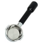 ボトムレスポルタフィルター 58mmポルタフィルターエスプレッソコーヒーマシン対応 (C2 プラスチックブラック)