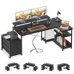 ODK パソコンデスク 引き出し3杯付き