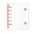  наклейка . прозрачный прозрачный жнец -A7 6 дыра кольцо тип блокнот кнопка-застежка 2 шт останавливать все 8 цвет из выбор розовый желтый зеленый лиловый голубой серебряный гол 