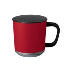 ショッピングサーモマグ トレードワークス(Trade Works) フタ付 ステンレス サーモ マグカップ 保冷 保温 真空 断熱 レッド 380ml Zalatto TS-1813-002