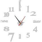  стена настенные часы настенные часы ручная работа DIY модный стена часы интерьер салон тихий звук wall часы настенный стикер цифра английский язык свободный произведение установка простой часть магазин оборудование орнамент простой 