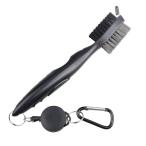  Golf Club щетка двусторонний мобильный щетка Golf Club clean tool удлинение катушка . climbing пряжка зажим многофункциональный щетка нейлон сталь шерсть clean Golf удобный . простой .