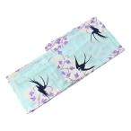 [さらさ] 変わり織 お仕立て上がり浴衣 つばめ柄 ゆかた単品 ta-10