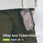 チケットホルダー パスケース カラビナ付き 2way Arm Ticket Holder リフト券入れ リフトチケットホルダー スノーボード スキー アクセサリー