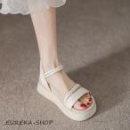 スポーツサンダル レディース 厚底 履きやすい 疲れにくい 夏用 ぺたんこ靴 カジュアル フラットシューズ 女性用 疲れない きれいめ おしゃれ