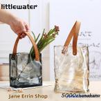 ショッピング花瓶 ガラス花瓶 花びん 観葉植物 フラワーベース 花器 がびん 容器 手提げ ガラスボトル 誕生日 母の日ギフト おしゃれ プレゼント　