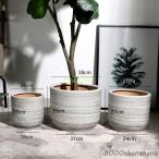 ショッピング陶器 プランター 陶器製 植木鉢 排水孔付き 通気性 北欧 丸形 シンプル インテリア クリエイティブ 室内 大型 事務室 置物 おしゃれ 客間の装飾品