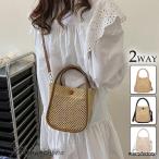 かごバッグ 夏 ショルダーバッグ レディース 斜めがけ 軽い 浴衣バッグ カゴバッグショルダー おしゃれ 小さめ バッグ 女性 手編み