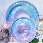 浮き輪 子供 大人用 キラキラ 60 70 80 90 100 キッズ 赤ちゃん フロート 浮き具 安定感 可愛い 取っ手あり 気漏れにくい レジャー アウトドア 水遊び プール