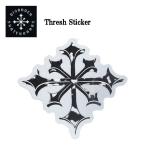 tis заказ DISORDER Thresh Sticker наклейка-логотип скейтборд skate скейтборд черный стандартный товар 