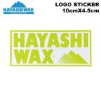  - cocos nucifera воск HAYASHI WAX Logo Sticker наклейка-логотип наклейка сноуборд лыжи 10cmx4.5cm стандартный товар 