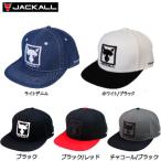 ジャッカル JACKALL スクエアロゴフラットキャップ 帽子 スナップバック 3カラー SQUARE LOGO FLAT CAP