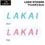 la kai LAKAI Logo Sticker наклейка-логотип наклейка скейтборд Street 11cmx3.2cm стандартный товар 