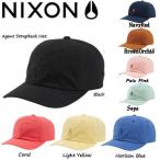 ニクソン NIXON Agent Strapback Hat メンズ レディース キャップ 帽子 ローキャップ ダッド ヘッドウェア ゴルフ スケボー スポーツ 正規品