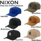NIXON ニクソン Deep Down Athletic Snapback CAP ロゴキャップ メンズ レディース キャップ 帽子 HAT ハット  5カラー FREE(52cm - 62.5cm) サイズ