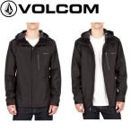 VOLCOM ボルコム メンズジャケット レインジャケット フード 生活防水 S-L BLK 正規品 Stone Storm Jacket
