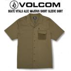 ショッピングvolcom VOLCOM ボルコム 2023春夏 SKATE VITALS ALEC MAJERUS SHORT SLEEVE SHIRT メンズ シャツ 半袖 スケボー ストリート アウトドア M/L/XL MOSS GREEN【正規品】