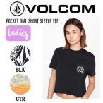 ショッピングvolcom ボルコム VOLCOM POCKET DIAL SHORT SLEEVE TEE レディース Tシャツ 半袖 スケートボード サーフィン アウトドア S/M 正規品