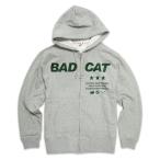 猫 おもしろ かわいい パーカー メンズ レディース BAD CAT グレー ネコ ねこ 猫柄 雑貨 爆買 SCOPY スコーピー