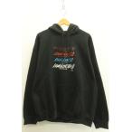 -- メンズパーカー F エヴァンゲリオン プルオーバー 庵野秀明展 F 黒 ブラック プリント【中古】