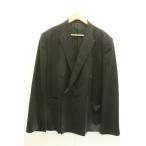 【中古】 LAD MUSICIAN メンズテーラードジャケット 44 20ss double breasted jacket LAD MUSICIAN 44 黒 ブラック ストライプ