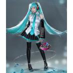 ショッピング衣装 ICOS  ボーカロイド　初音ミク 　通常V　コスプレ衣装　　コスチューム　　※ウィッグ　髪飾り　ヘッドホンセット　追加可能