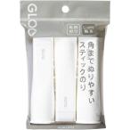 コクヨ スティックのり グルー GLOO しっかり貼る Mサイズ 3個入 タ-G302-3P 角まで塗れる 四角い 形状 転がらない 文房具 オフィス 会社 学校 家庭用 掲示物