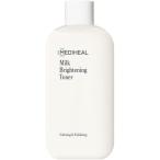 MEDIHEAL (メディヒール) ミルクブライトニングトナー 300ml 化粧水 ツヤ肌 高保湿 透明感のある肌へ 拭きながら肌ケア くすみ エッセンス 保湿拭き取 毛穴 角質