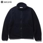 20%OFF スノーピーク サーマルボアフリースジャケット ボアジャケット フリース ブラック snow peak Thermal Boa Fleece Jacket Black SW-24AU005-BK