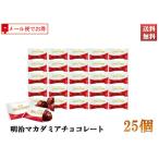 明治 マカダミアチョコレート ミルクチョコレート 25個セット「 マカダミア×カカオ」のカラダにうれしい組み合わせ メール便でお得な価格 送料無料