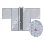  производство на заказ товар крепдешин чай перо тканый порыв брать . Edo мелкий рисунок style рисунок * серый для мужчин и женщин [20 листов 1 комплект ]