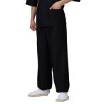 お取り寄せ商品　風香オリジナル作務衣　和風パンツ　黒　Ｓ・Ｍ・Ｌ・ＬＬ・３Ｌ寸