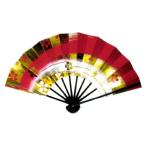  Mai веер ( чёрный краска .). древесный уголь Sakura красный небо bokashi 