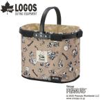 LOGOS Logos SNOOPY Snoopy (PEANUTS 75years) Mini se Mill na корзина корпус ткань. съемный круг мытье возможный мульти- . складной корзина емкость 18L