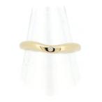 ティファニー カーブドバンド ダイヤモンド リング 指輪 5号 1ポイント K18YG(18金 イエローゴールド) 質屋出品