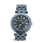 ヴェルサーチ メンズ 腕時計 ステンレススチール VAH050016 クオーツ ネイビー 質屋出品