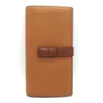 【LOEWE】 ロエベ　二つ折り　長財布　C660S40X01 アナグラム 　ラージバーティカル ウォレット 　レザー  ブラウン　長財布　 中古　質屋　財布　
