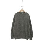 23SS WIRROW ウィロウ Linen silk knit pullover リネンシルクニットプルオーバー セーター メランジブラック 1 491258-123