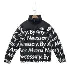 ショッピングsupreme Supreme×THE NORTH FACE シュプリーム Nuptse Jacket　By Any Means Necessary ダウンジャケット ブラック S/P ND515511