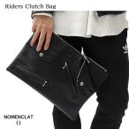 クラッチバッグ メンズ クラッチ バッグ PUレザー ライダース
