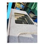 C2A[ полки 050928-3(17)] ширина 278 глубина 65cm раковина счетчик выдерживающий огонь материал левый раковина правый газовая плитка не использовался немного царапина загрязнения выгоревший на солнце участок есть отгрузка час загрязнения мойка 