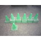 C3A[ камень i.080212-24(11)] цветные конусы зеленый цвет 5 шт. комплект высота 300m/m трещина место * нехватка место есть доставка отдельно .