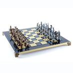 Greek Mythology Chess Set - Blue&amp;Copper - with Blue Board